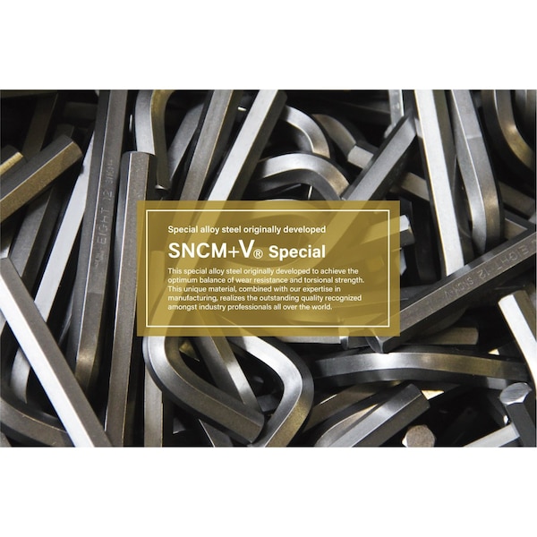 Eight Tool TORX KEY L-HANDLE SET, 8PC T8-T40 TXL-S8 | Zoro